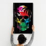 Wallity CAM-3073 Pintura Decorativa de Vidrio Templado Multicolor 46 x 72 cm